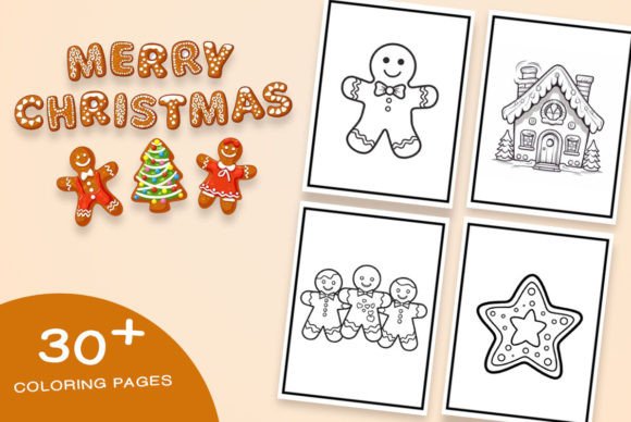 Download Christmas Gingerbread Coloring Pages - Coloring pages Collection