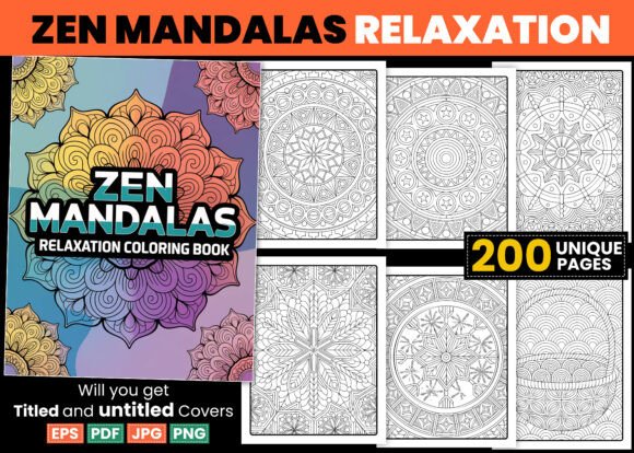 Download Zen Mandalas Coloring Pages Relaxation - Coloring pages Collection