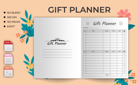 Download Gift List Tracker – KDP Interior - Premium Resources