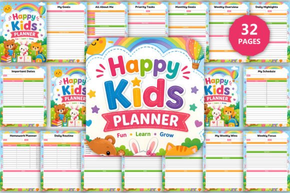 Download Happy Kids Planner - Kids planner Collection