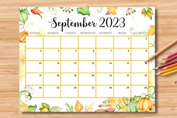 Download Editable September 2023 Calendar - 2023 calendar Collection