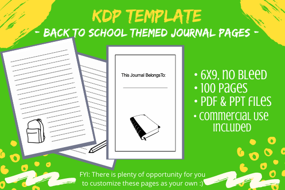 Download Back to School Themed Kids Journal - Premium Resources