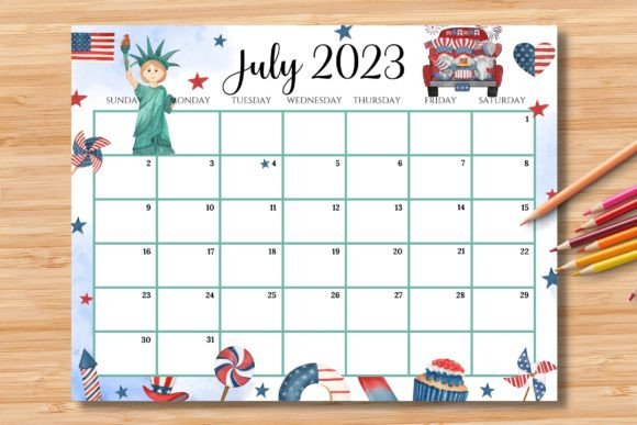 Download Editable/Fillable July 2023 Calendar - 2023 calendar Collection