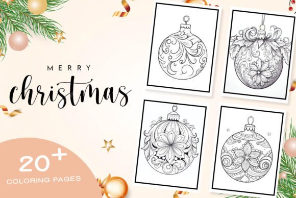 Download Christmas Ornaments, Coloring Pages - Coloring pages Collection